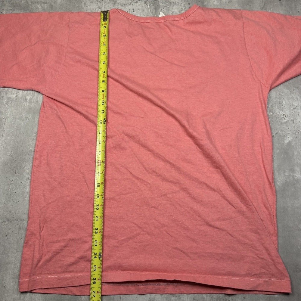 Bahamas Fish Graphic Tee Single Stitch 90s Vintage Sea Breeze L Pink - Picture 6 of 6